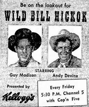 Adventures of Wild Bill Hickok在线观看和下载