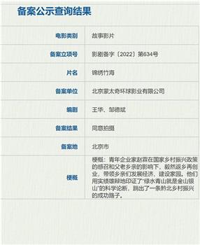 锦绣竹海在线观看和下载