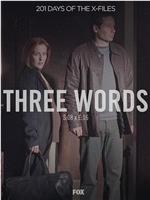 "The X Files" 8.16 Three Words